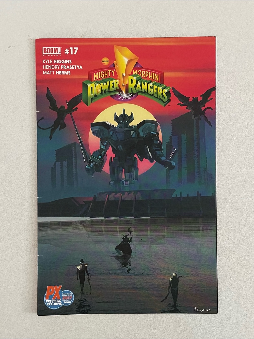 Mighty Morphin Power Rangers #17 (2017) San Diego Comic Con Variant!